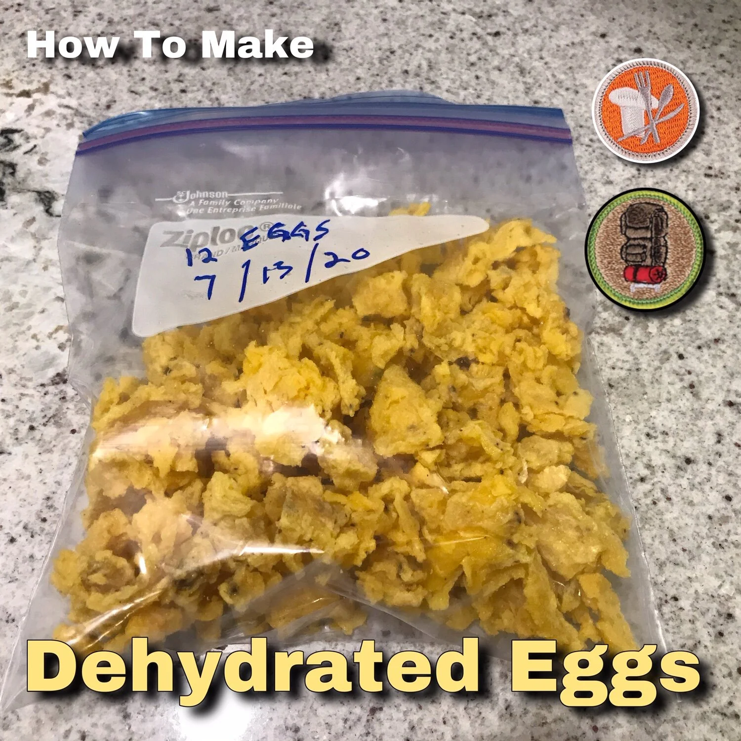 How To Make Dehydrated Eggs — ScouterLife