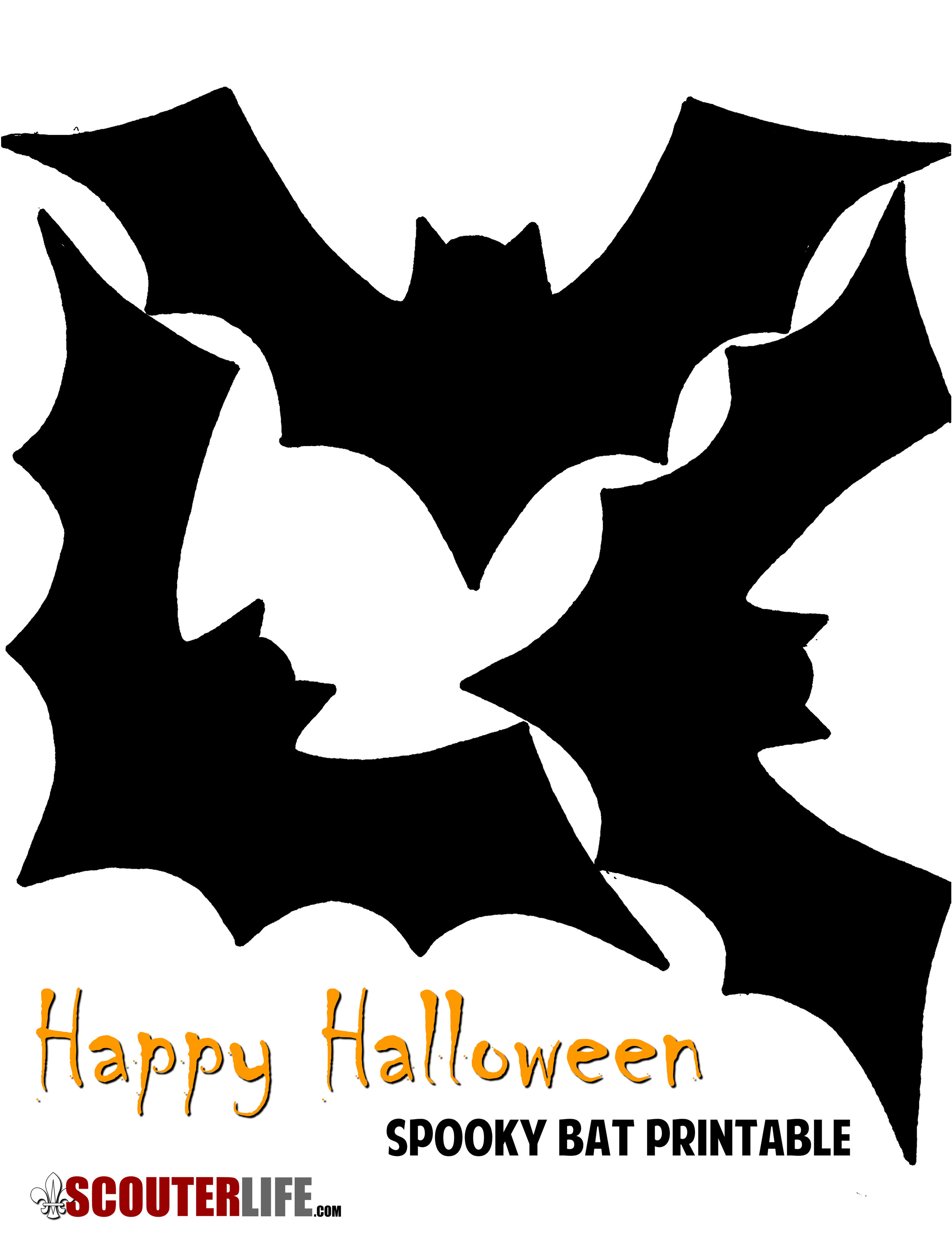 Halloween Spooky Bat Printable — ScouterLife