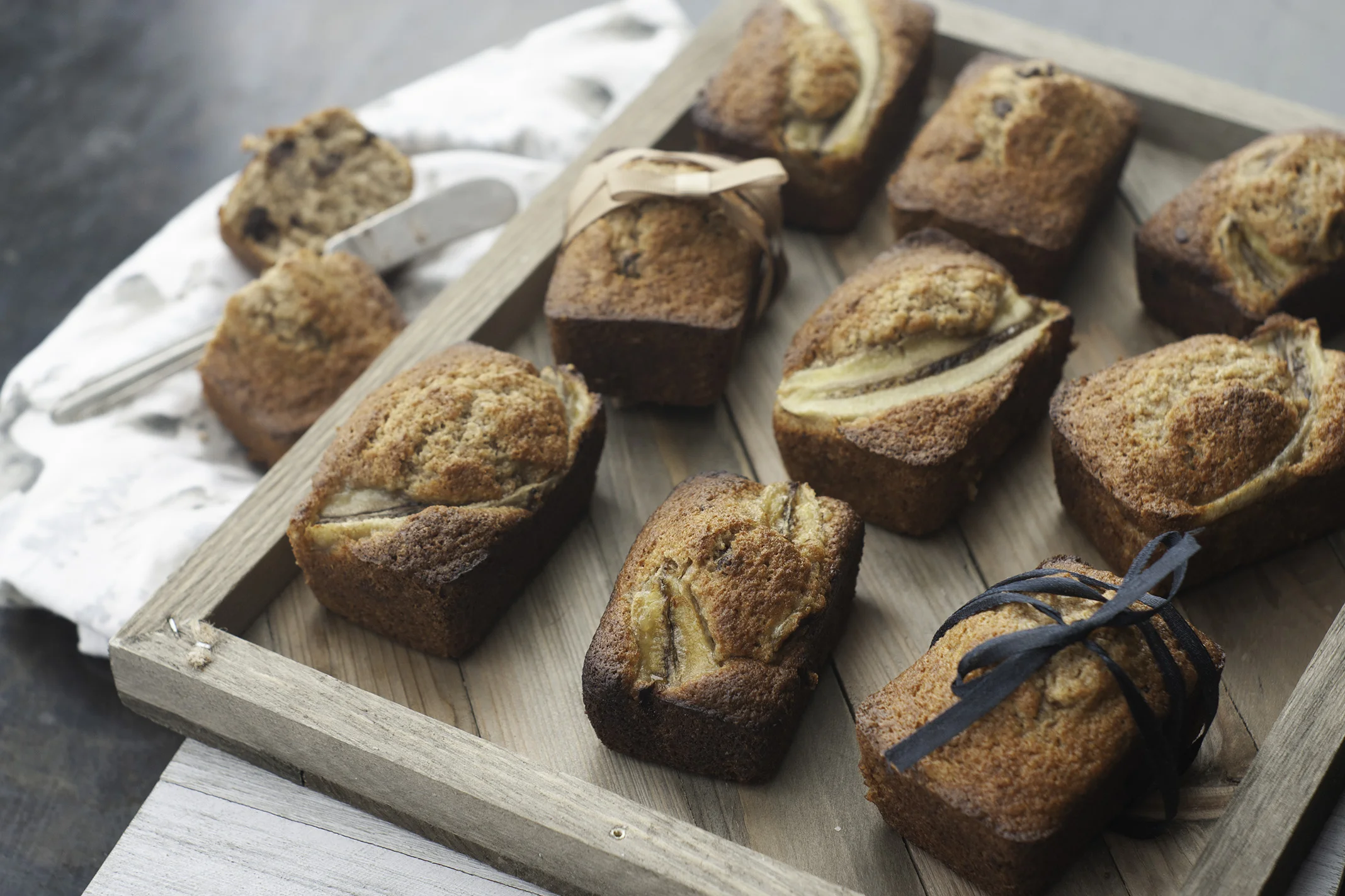 Mini Pains Aux Bananes Tres Moelleux Le Tablier Du Dimanche