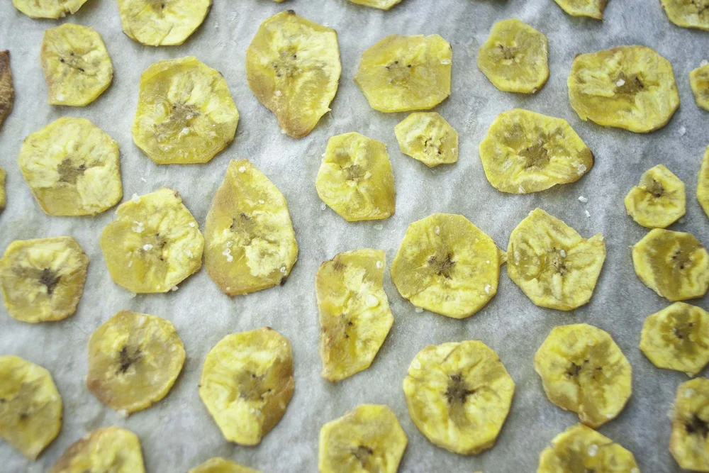 Chips De Plantain Au Four Le Tablier Du Dimanche