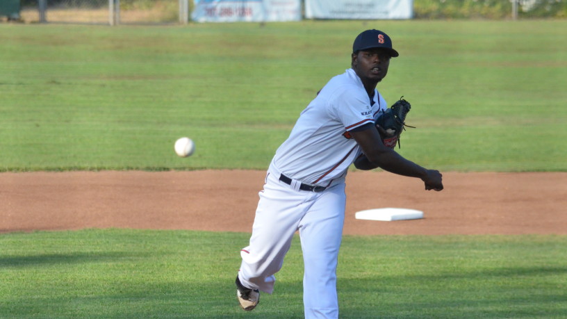 Gregory Paulino threw his second shutout of the season on Tuesday. James Toy III/Sonoma Stompers