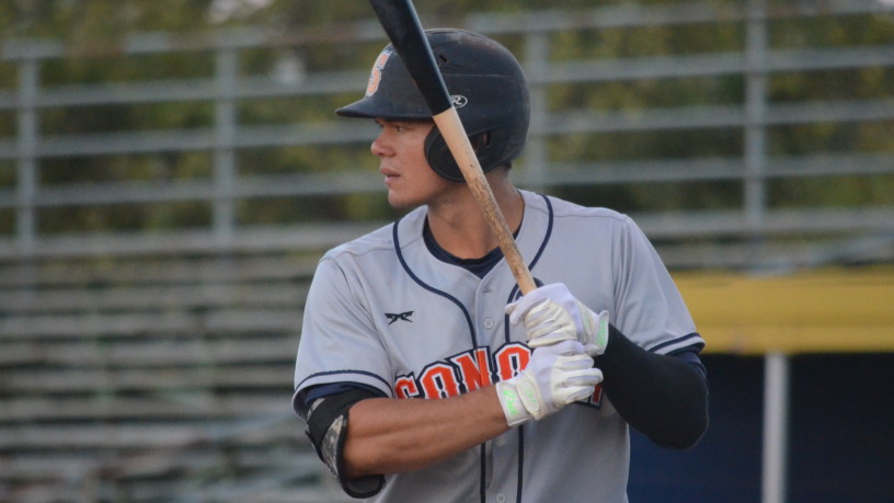 TJ Gavlik's big night helped the Stompers offense come through late in Sonoma's 9-8 win over Pittsburg. James Toy III/Sonoma Stompers