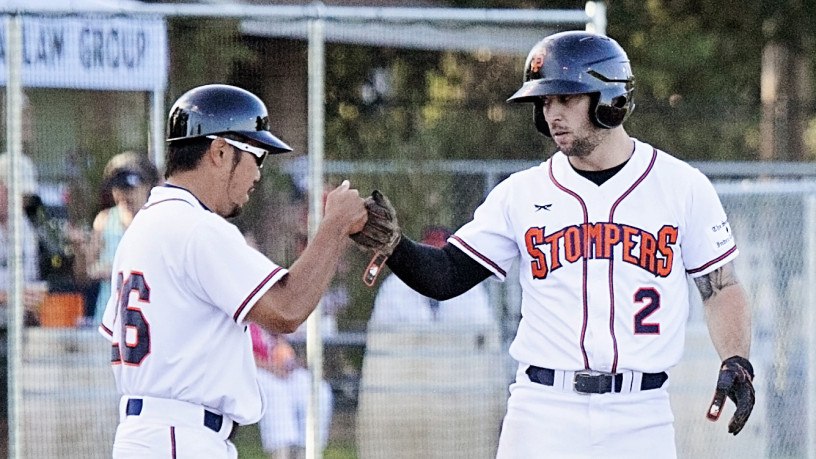 Brennan Metzger adds even more talent to the best group of outfielders in the Pacific Association. Danielle Putonen/Sonoma Stompers