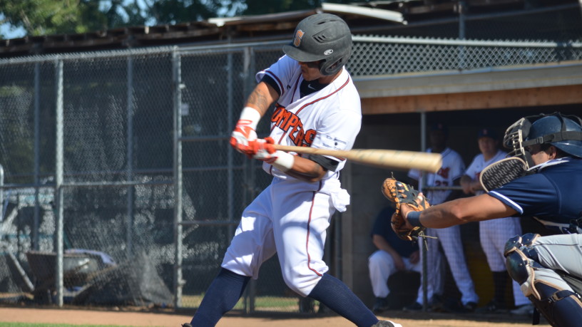 Gered Mochizuki had a three-hit night and added a walk, bringing his triple-slash stats to .300/.375/.500. Seven of Sonoma's nine regulars are batting .300 or better so far in 2015. James Toy III/Sonoma Stompers