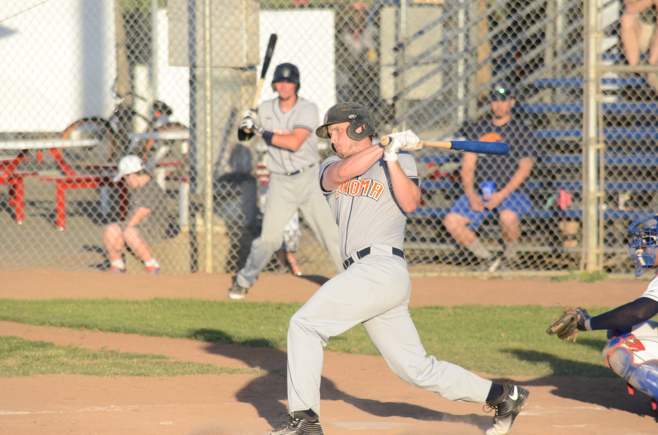 Ethan Szabo had two hits on Tuesday night. James Toy III/Sonoma Stompers