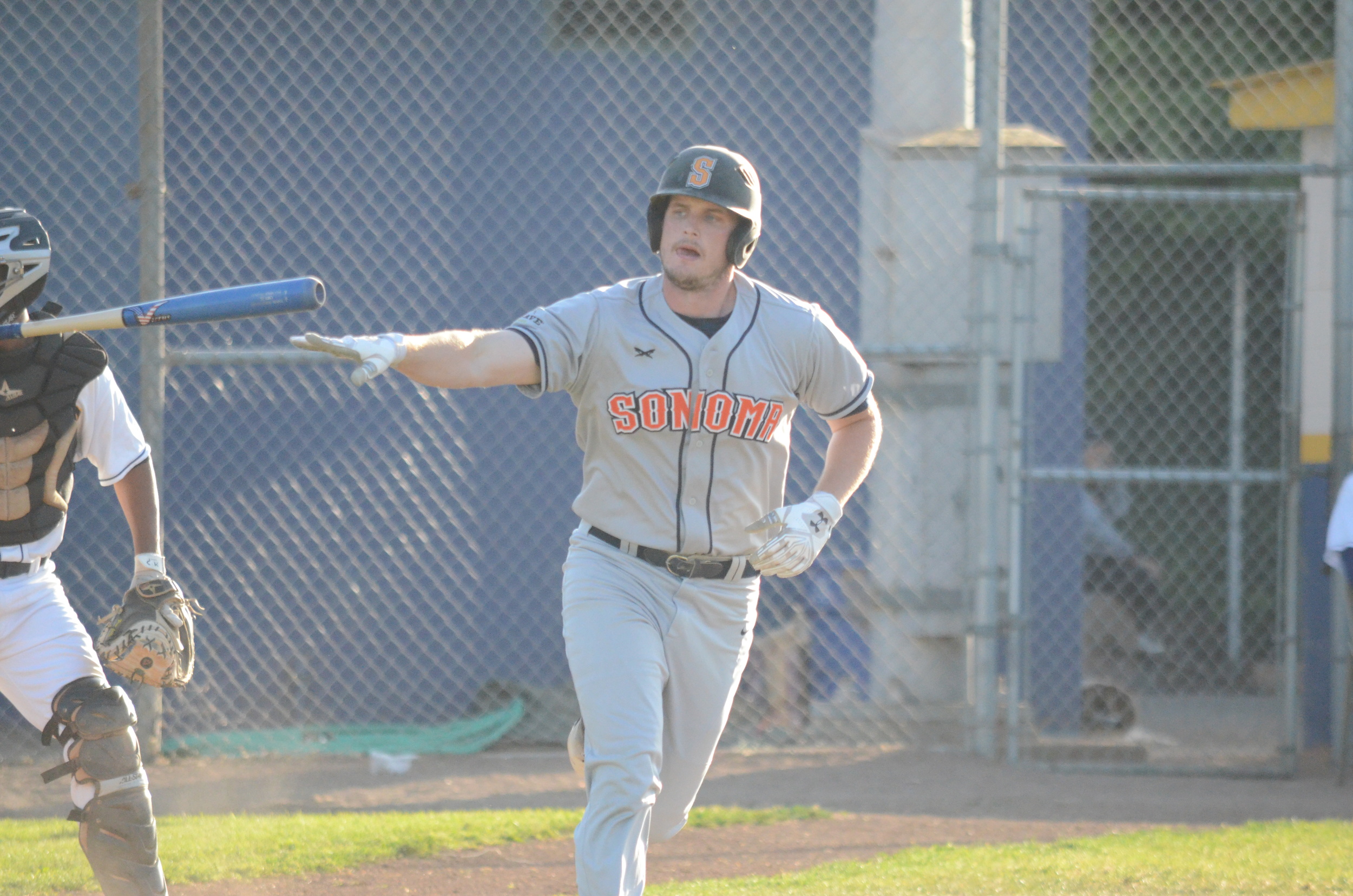 Ethan Szabo had his fourth multi-hit game of the season on Sunday in Sonoma's loss to Pittsburg. James Toy III/Sonoma Stompers