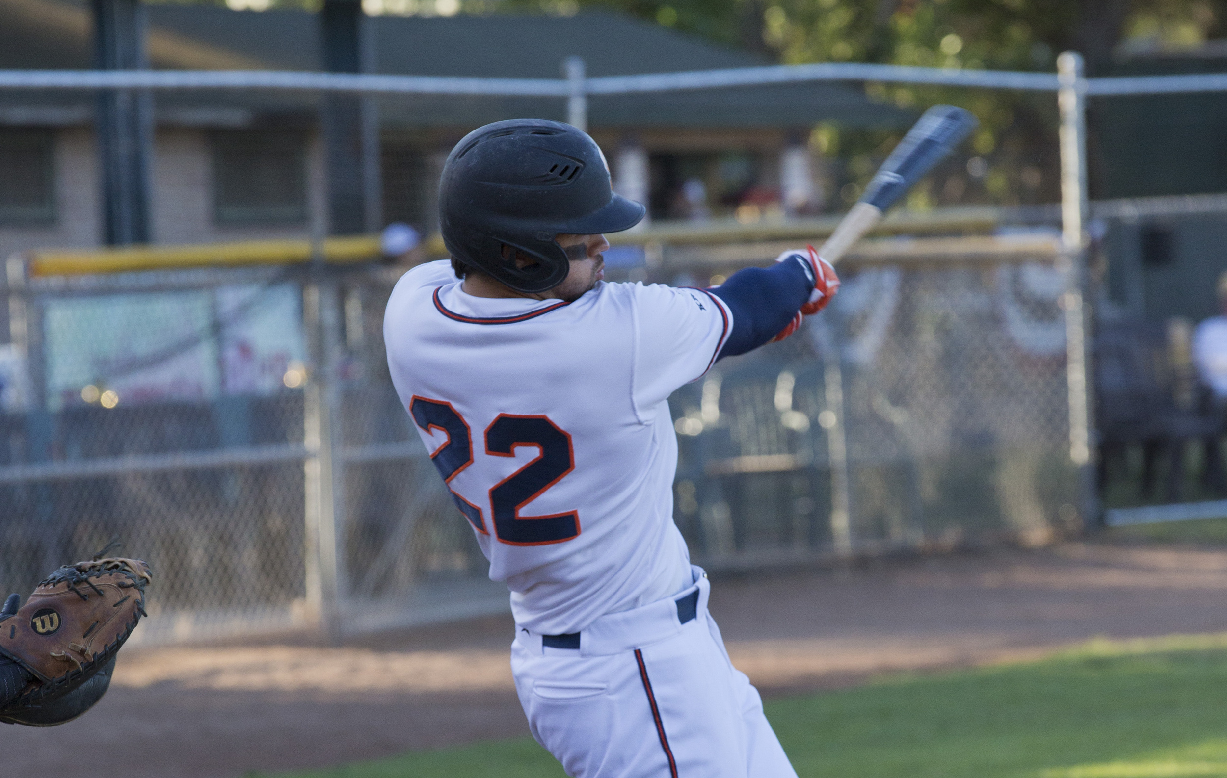 Mark Hurley hit a 2 run home run in the game on Saturday in Sonoma's 9-2 victory. Rick Bolen/Sonoma Stompers