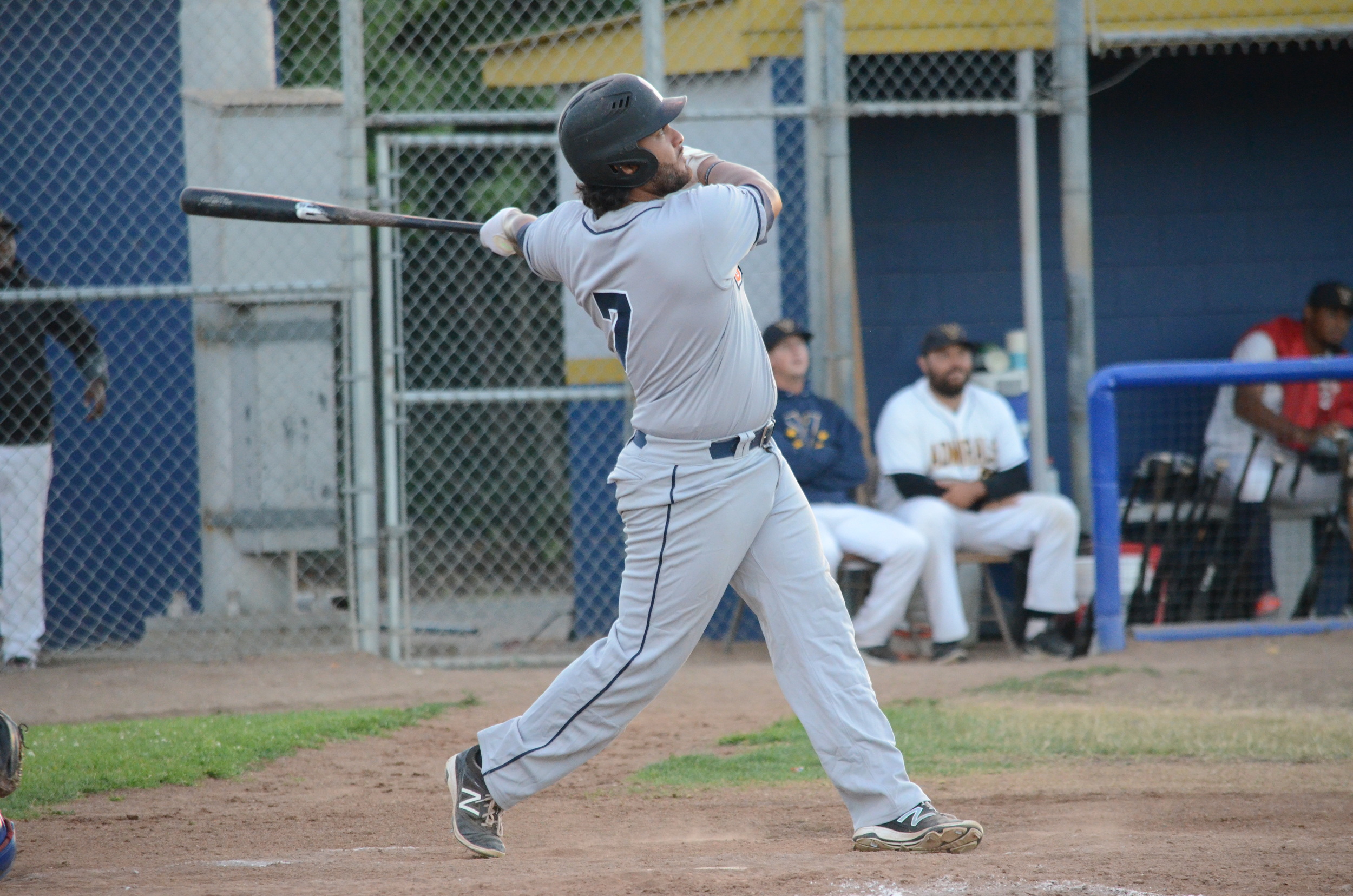 Joel Carranza launched a solo home run to center field in the Stompers 8-3 loss to the Admirals Friday. James Toy III/Sonoma Stompers