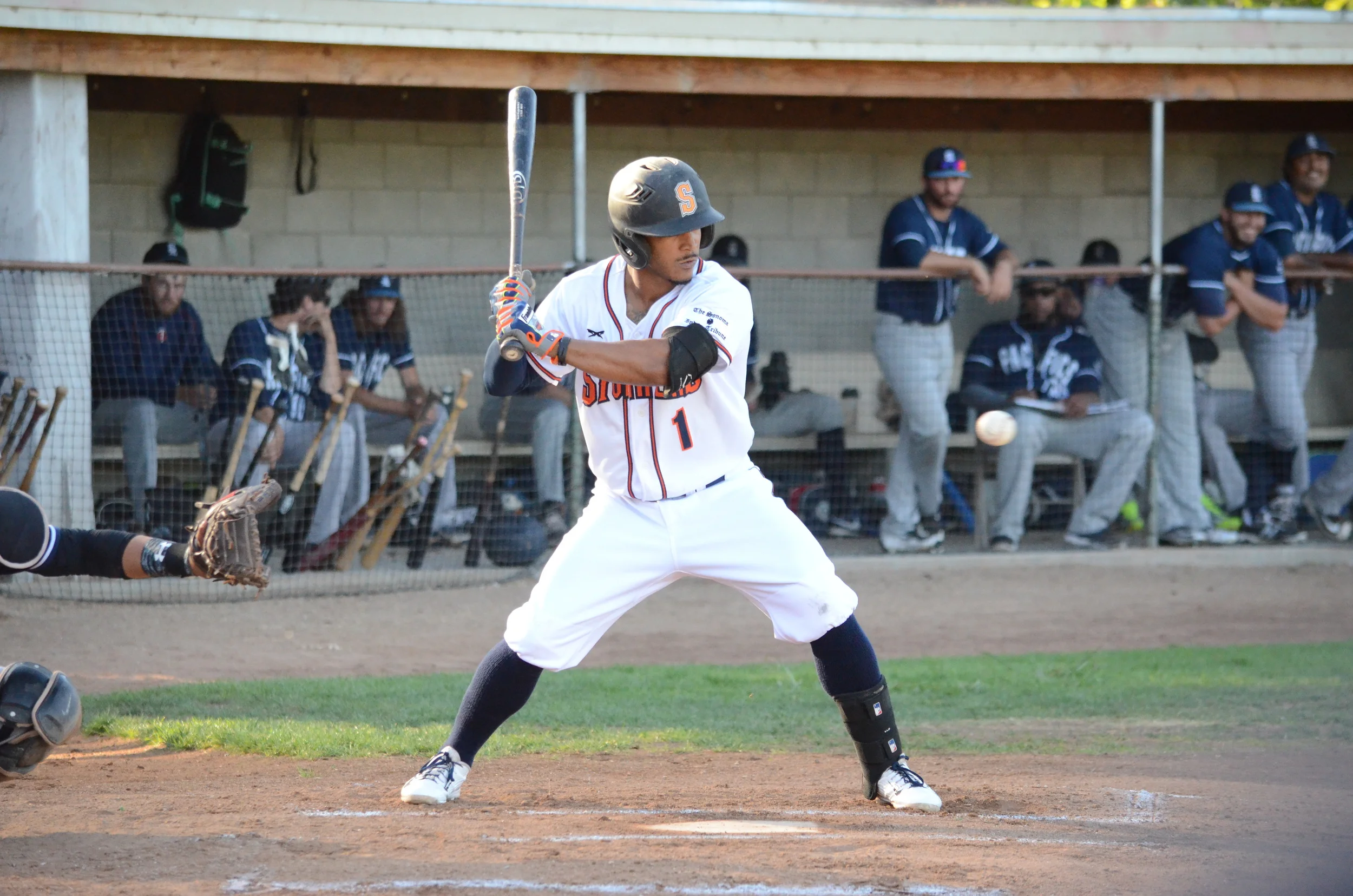 Matt Hibbert got things started at the top of the order in Sonoma's 6-2 win over the Pacifics Thursday. Hibbert finished 2 for 4 with two runs scored as the Stompers won their seventh straight game. James Toy III/Sonoma Stompers