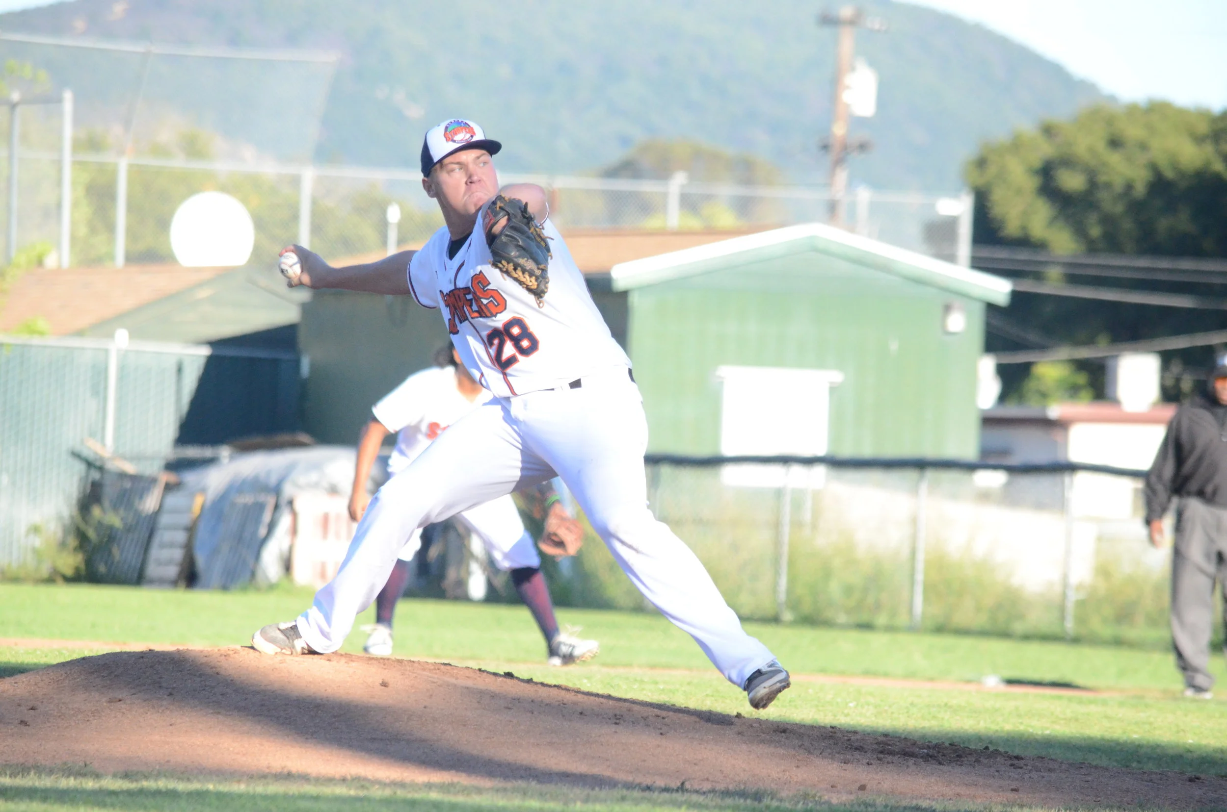 Randy Keen made a name for himself in his Stomper debut throwing a complete game in the Stompers 6-1 victory of the Admirals Thursday. Keen struck out nine and allowed only four hits. James Toy III/Sonoma Stompers