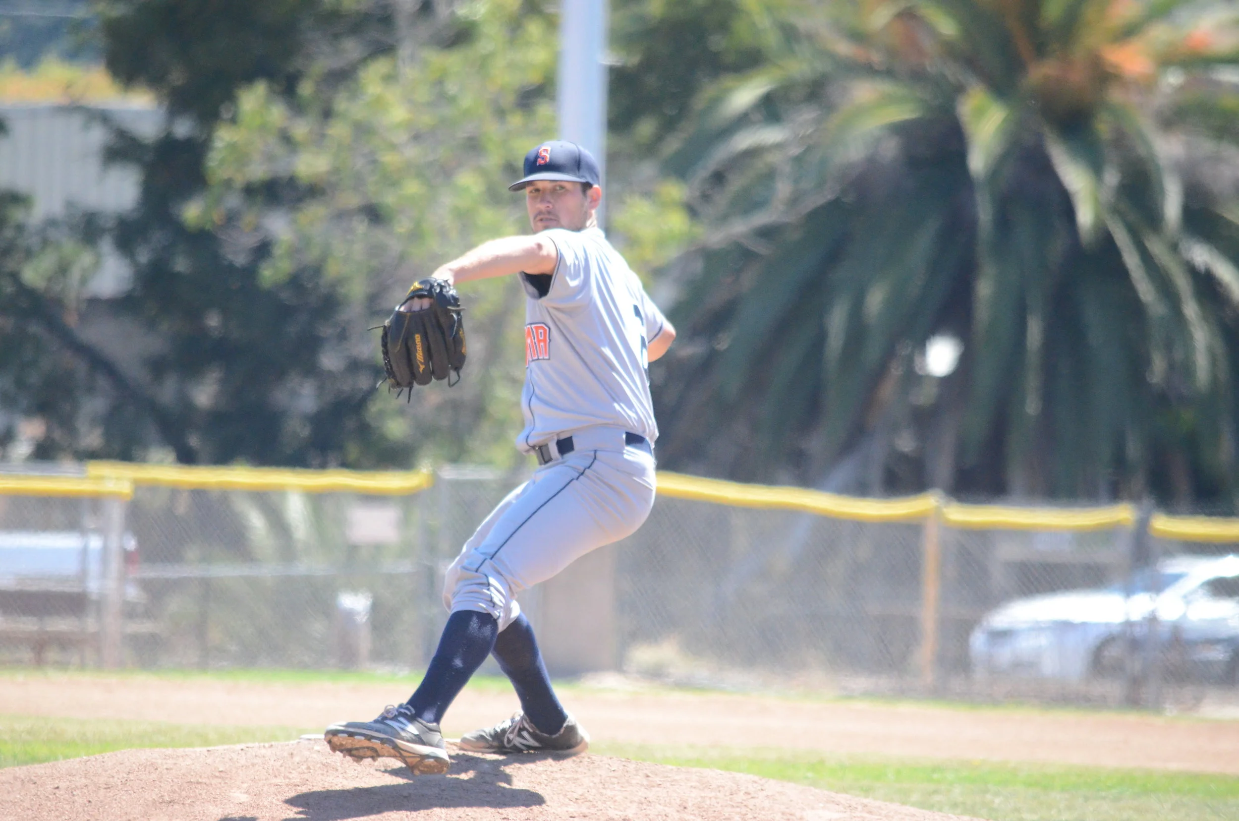 Pat Lemmo went seven innings strong in the Stompers 3-2 loss to the Pacfics Sunday. Lemmo allowed 2 runs on six hits and struck out one. James Toy III/Sonoma Stompers