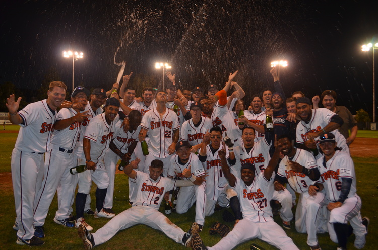 There were a lot of reasons to celebrate for the Stompers in 2016 as the Stompers won the first, and second half pennants to clinch their first ever Pacific Association Championship James Toy III/Sonoma Stompers