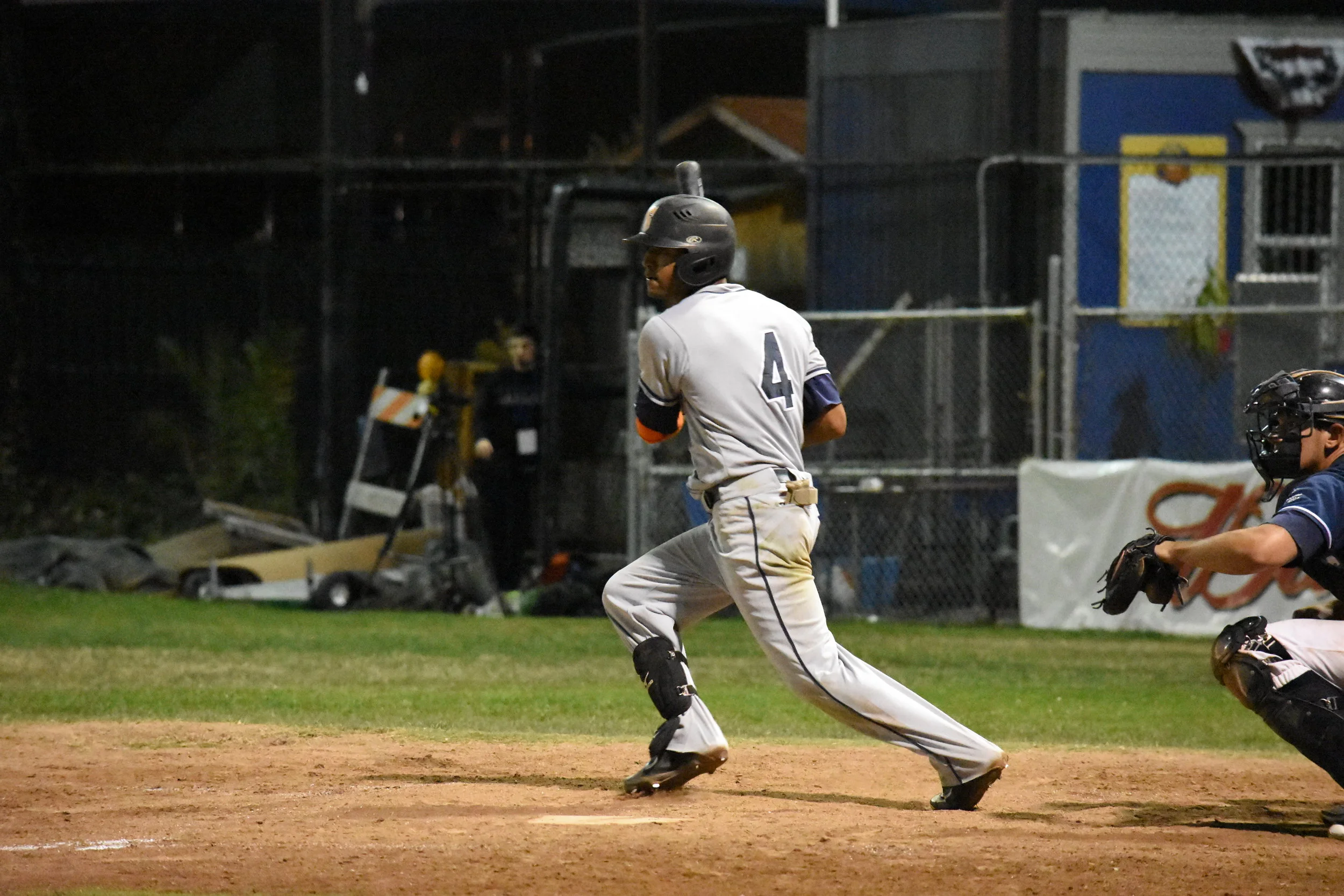 Marcus Bradley went 2 for 4 with two runs batted in, including the tying run in the ninth inning of Friday's 9-4 win over the San Rafael Pacifics at Albert Park (James W. Toy III / Sonoma Stompers)