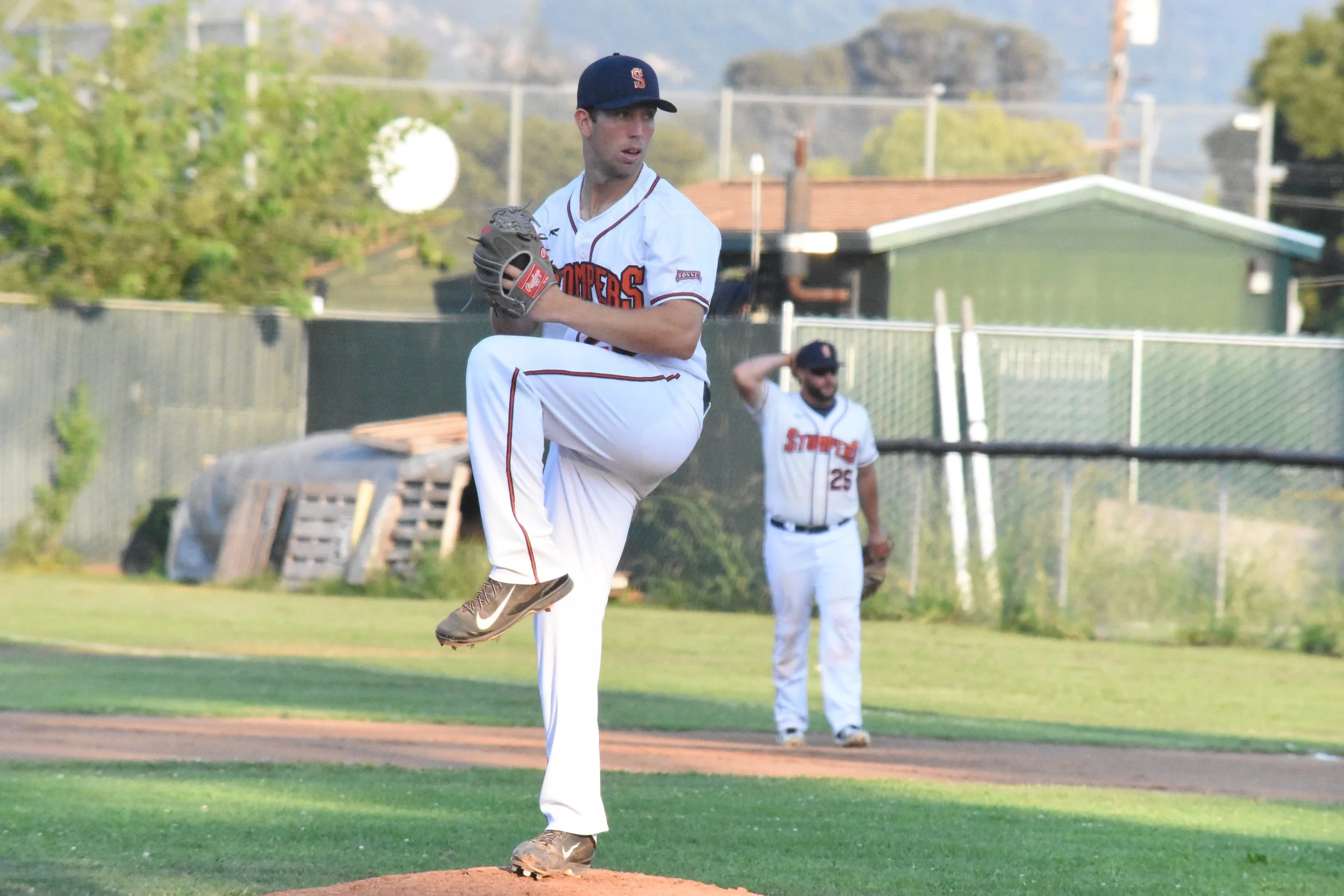 Starter Tyler Garkow struck out eight in Friday's 9-3 win over the Pittsburg Diamonds to give the Stompers back their spot alone at the top of the Pacific Association standings. (James W. Toy III / Sonoma Stompers)