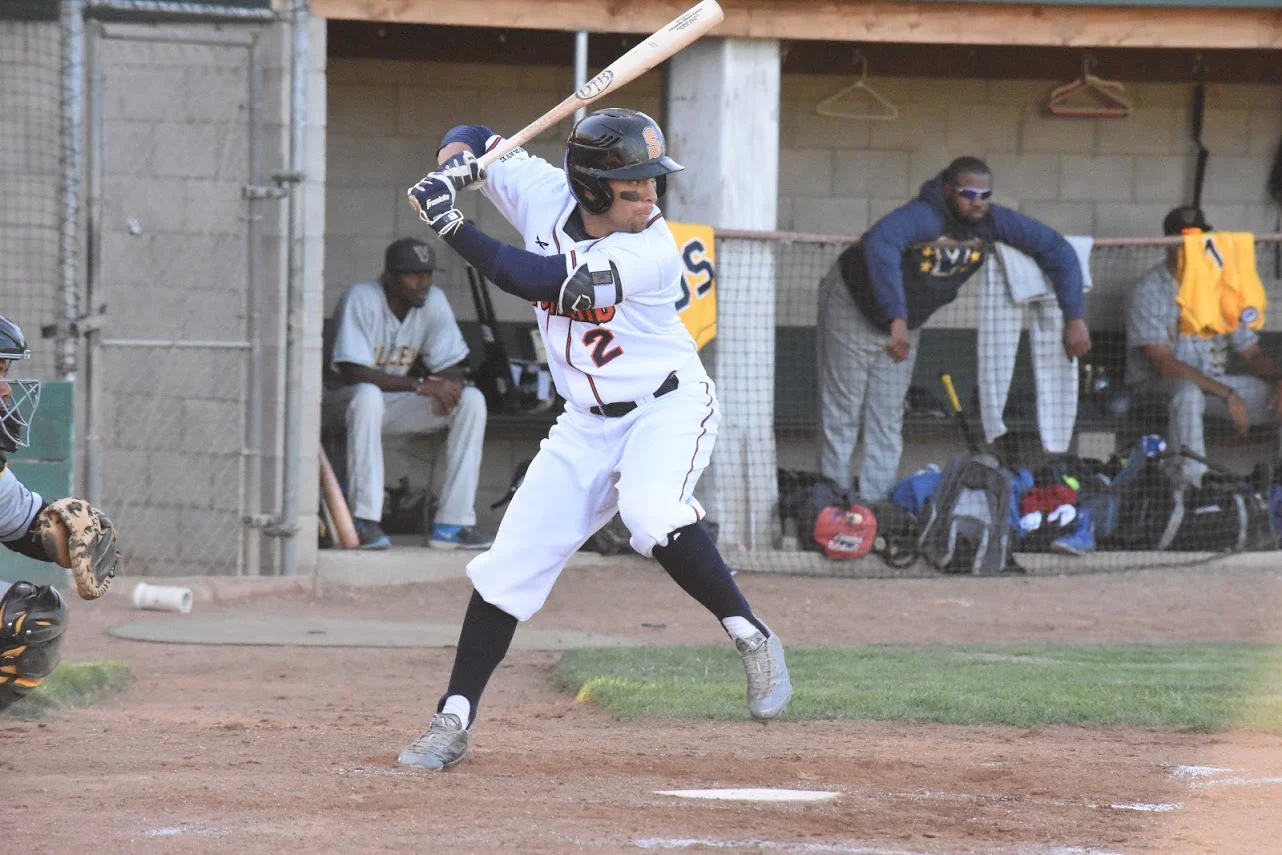 Eddie Mora-Loera of the Sonoma Stompers in a game against the Vallejo Admirals, in Sonoma, Calif.(James W. Toy III / Sonoma Stompers)