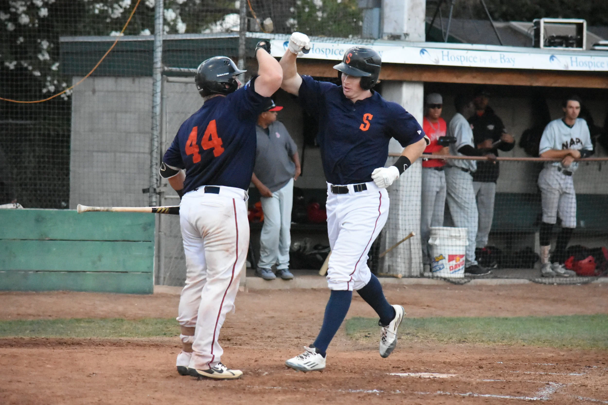 STOMPERS SLUG THEIR WAY PAST NAPA 10-4, BACKING COX’S QUALITY START WITH 3 6TH INNING HOMERS