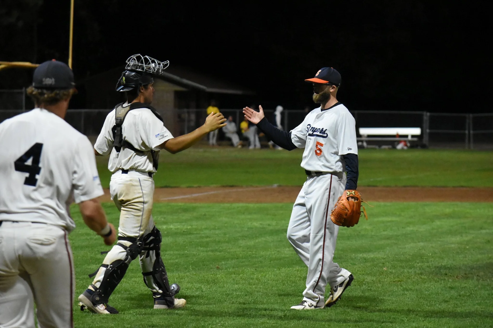 STOMPERS THUMP ADMIRALS IN REGULAR SEASON FINALE, 19-6