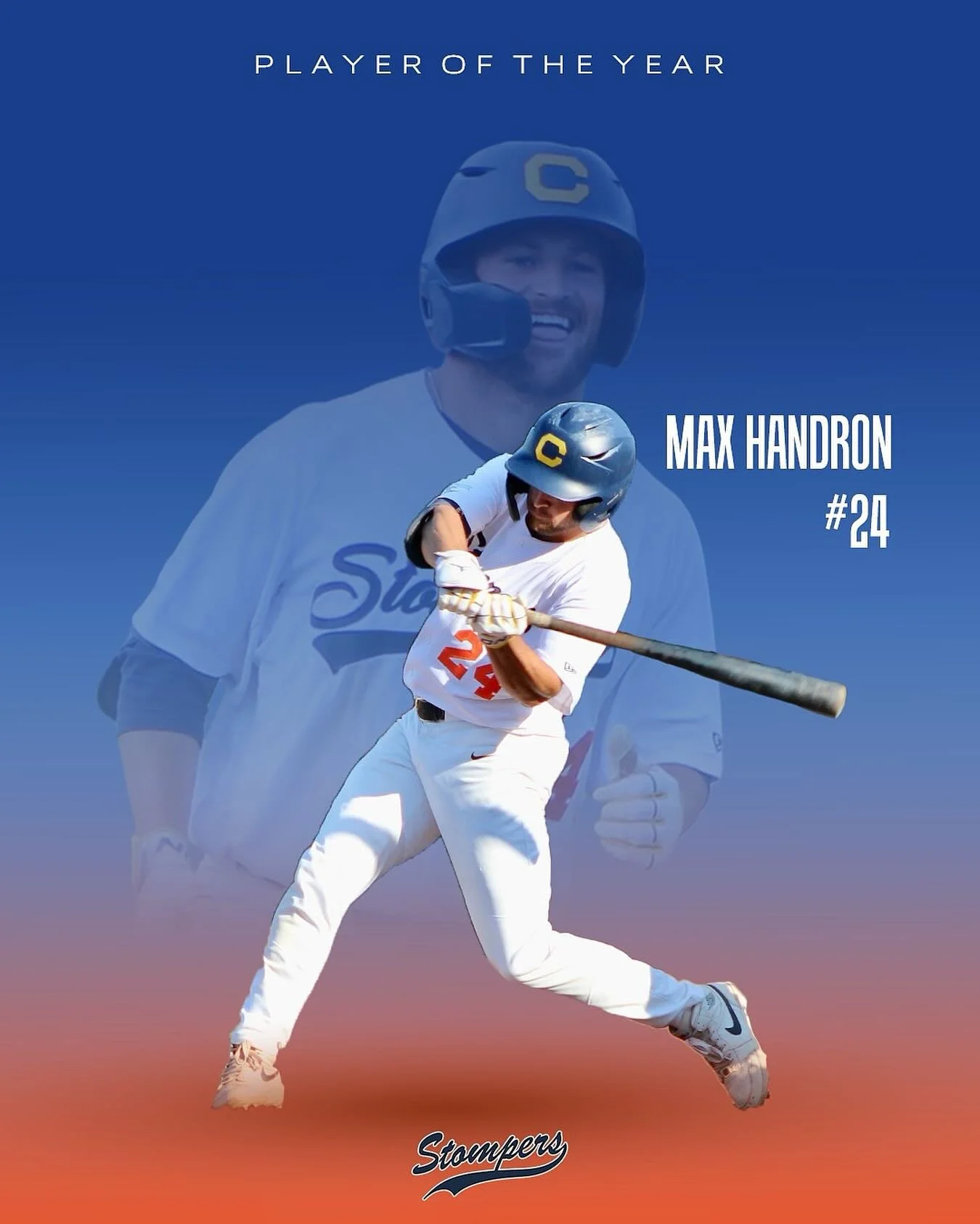 Your 2025 Stompers team MVP: MAX HANDRON
2025 stats: .439/.525/.756/6 2B/ 6 HR
As he heads to the Australian Baseball League to continue his career, we say: Good luck, Max, you&rsquo;ll always be a Stomper! 

#sonomastompers #stompnation #mvp #player