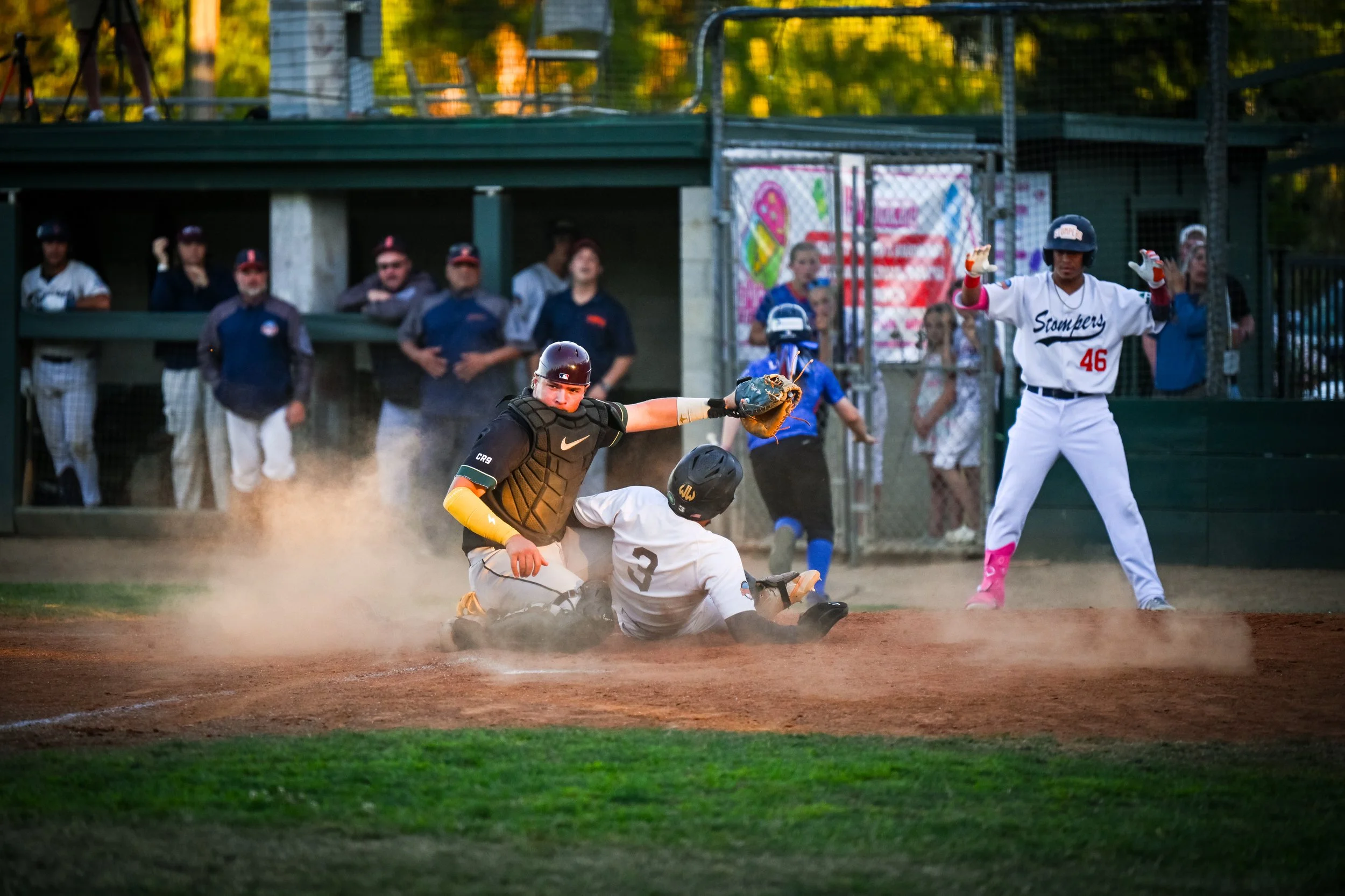  Stompers squander scoring opportunities, leave 8 runners on base in 5-3 defeat against Legends 