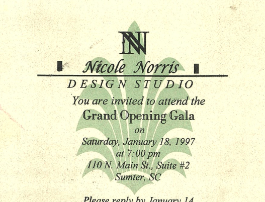 Orginal Grand Opening Gala Invitation