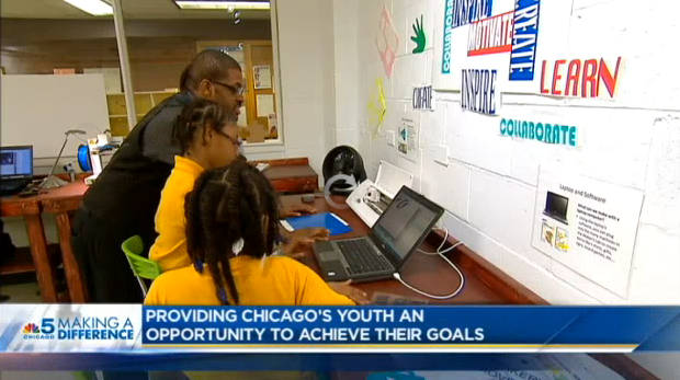 CYC Maker Lab Featured on NBC Chicago's Making A Difference Segment