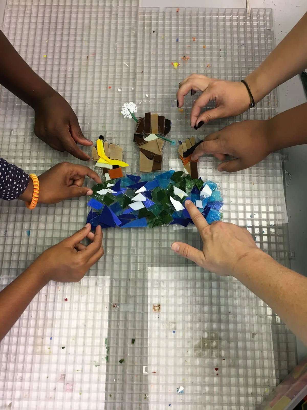 Under fire: CYC youth learn glass art basics