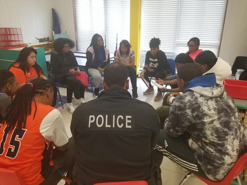 Teens and community members participated in peace circles intended to spur community conversations.