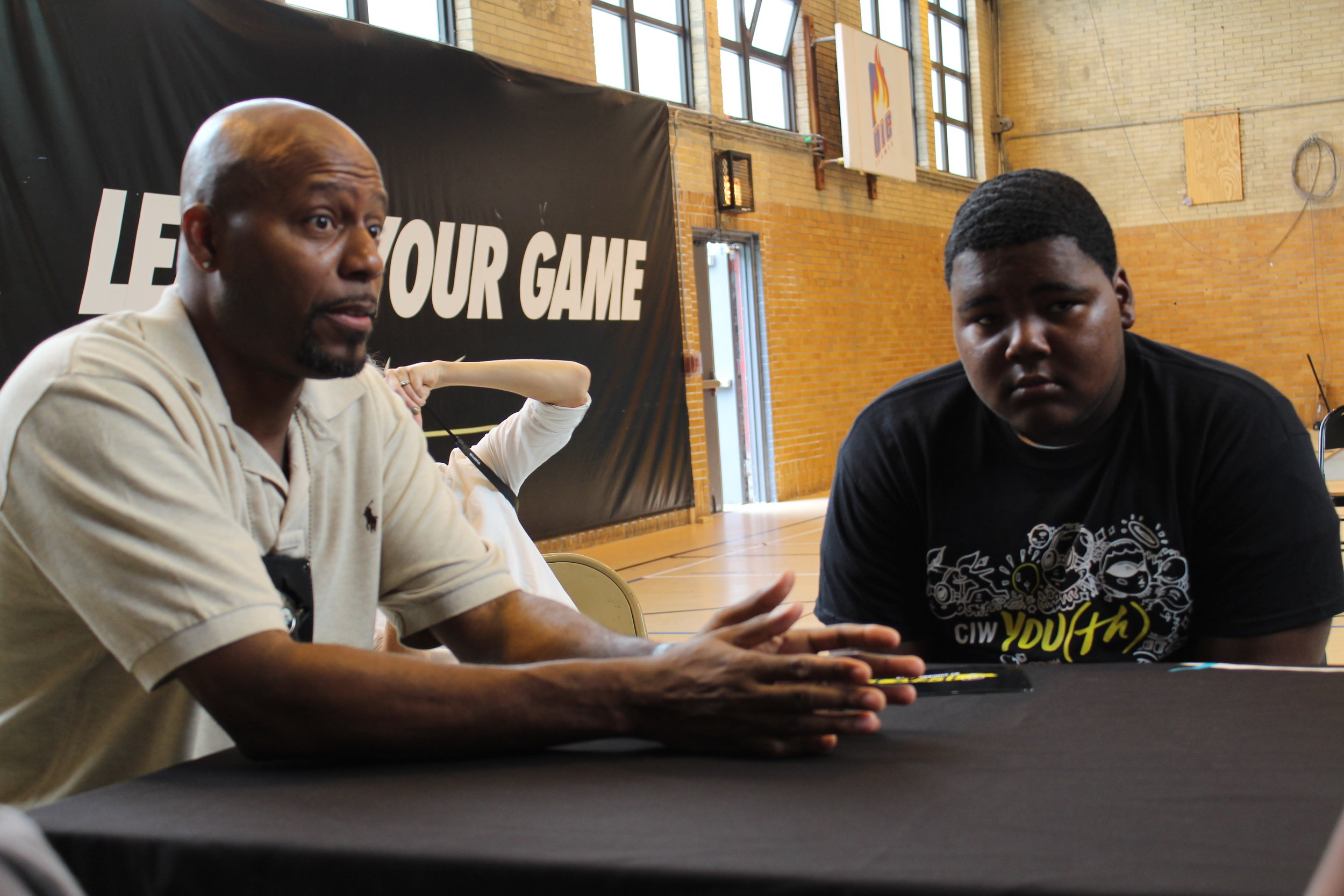 Chicago Police Officer Reginald Murray talks with CYC about repairing