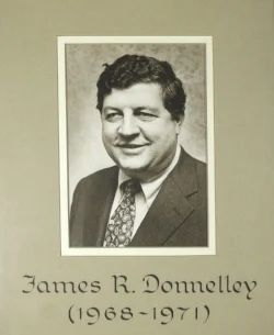 jIM DONNELLEY, THE SON OF cyc CO-FOUNDER ELLIOTT DONNELLEY, WAS THE cyc BOARD CHAIR FROM 1968 TO 1971.