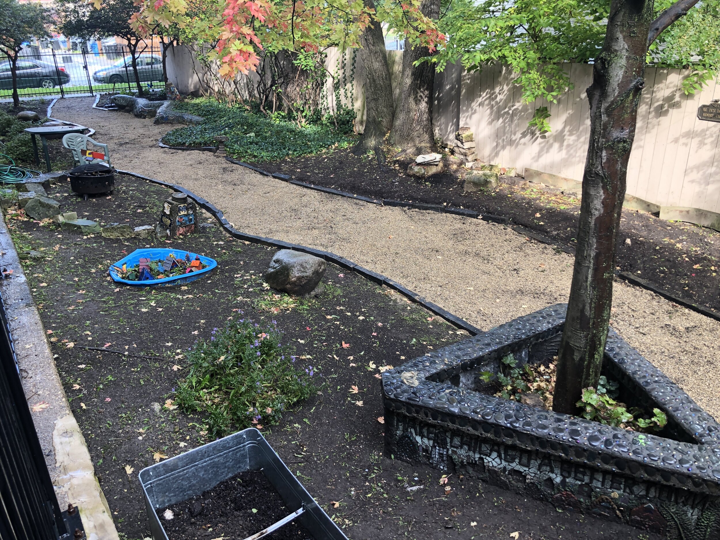  The garden at CYC-Epstein. 