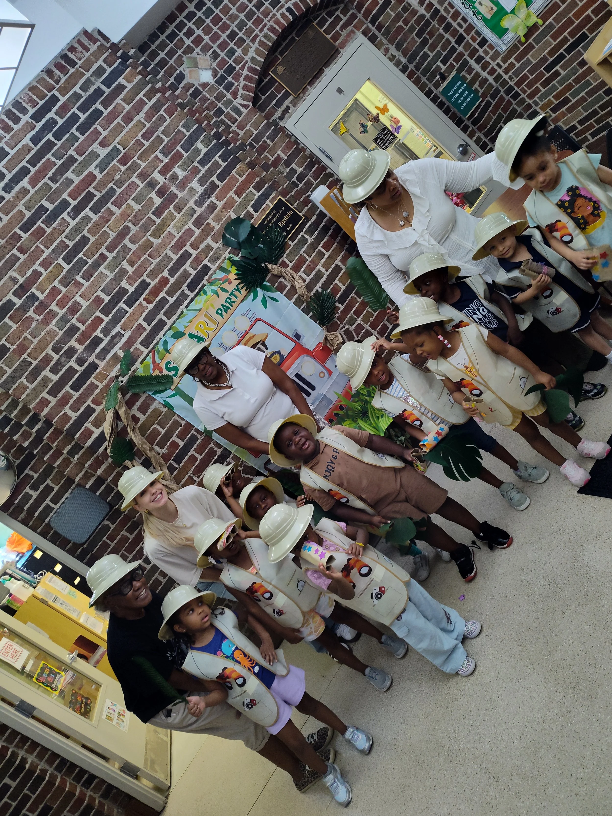 CYC-Sidney Epstein suits up for their lesson on safari animals