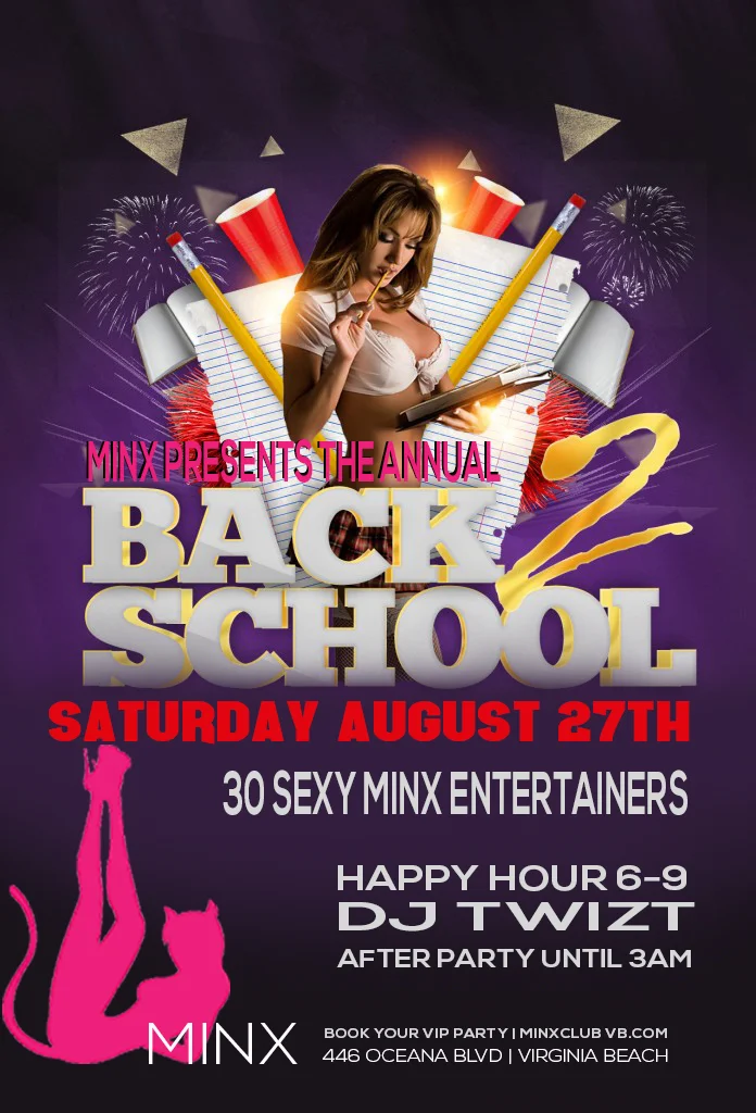 MINX CLUB BACK 2 SCHOOL BASH 
