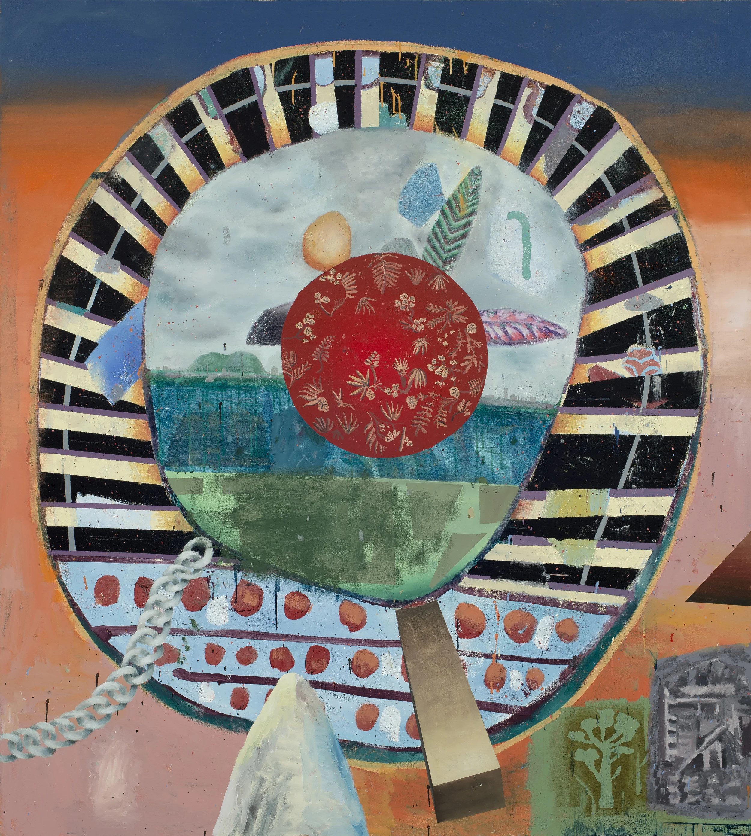 New construction, oil on canvas, 78x72 inches, 2014