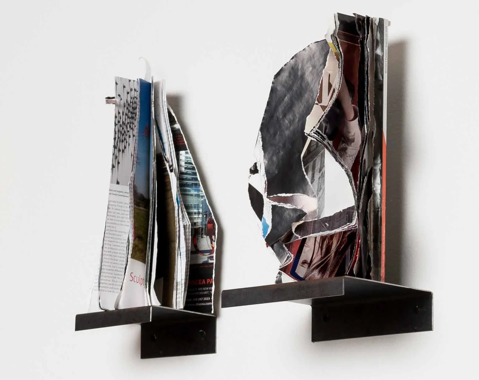 Detail view of installation