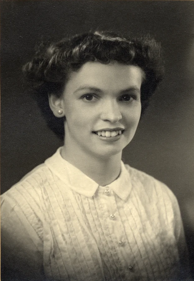 My mother, Audrey, age 17.