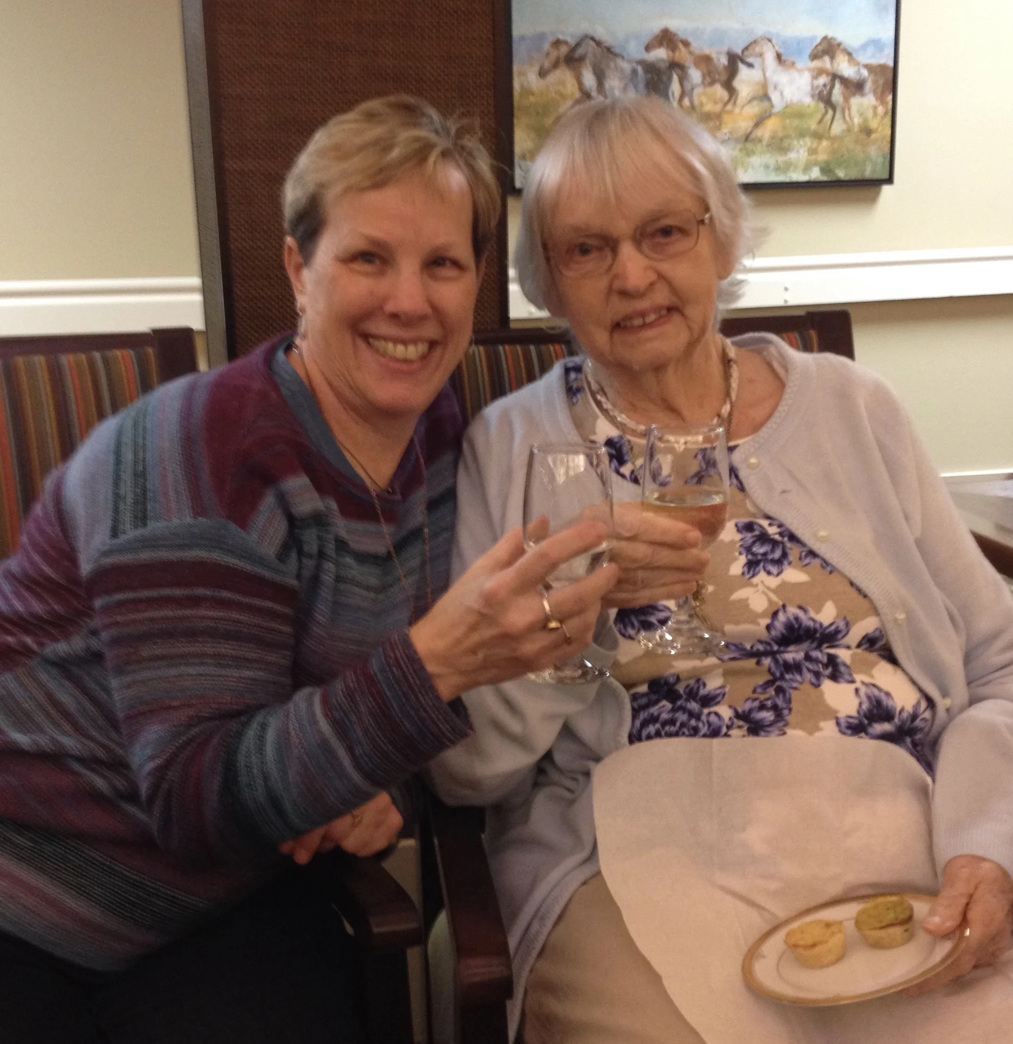 Mom and me, 12/31/16, entering into a new year.