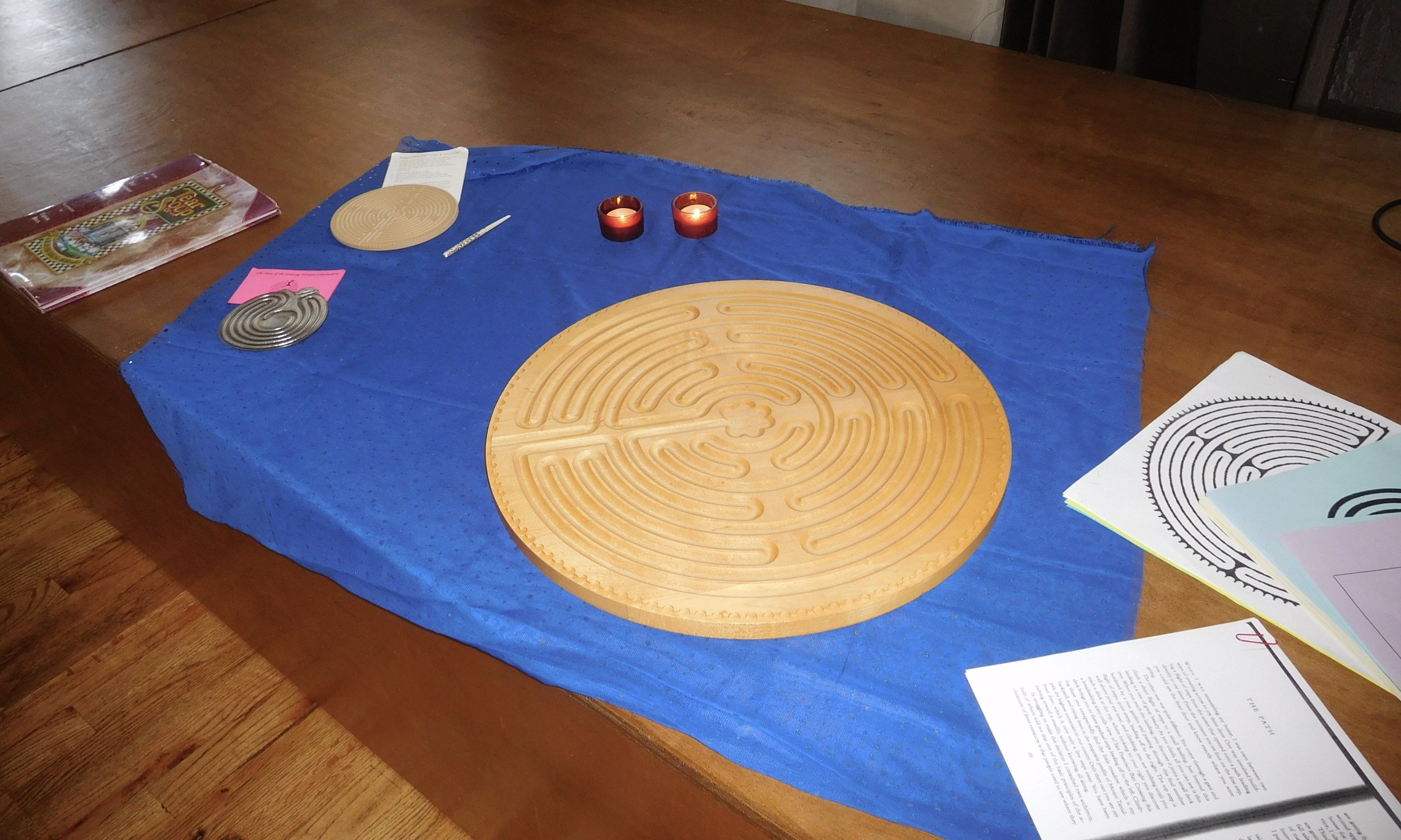 Labyrinth presentation and open walk at the Fort Vancouver Public Library.