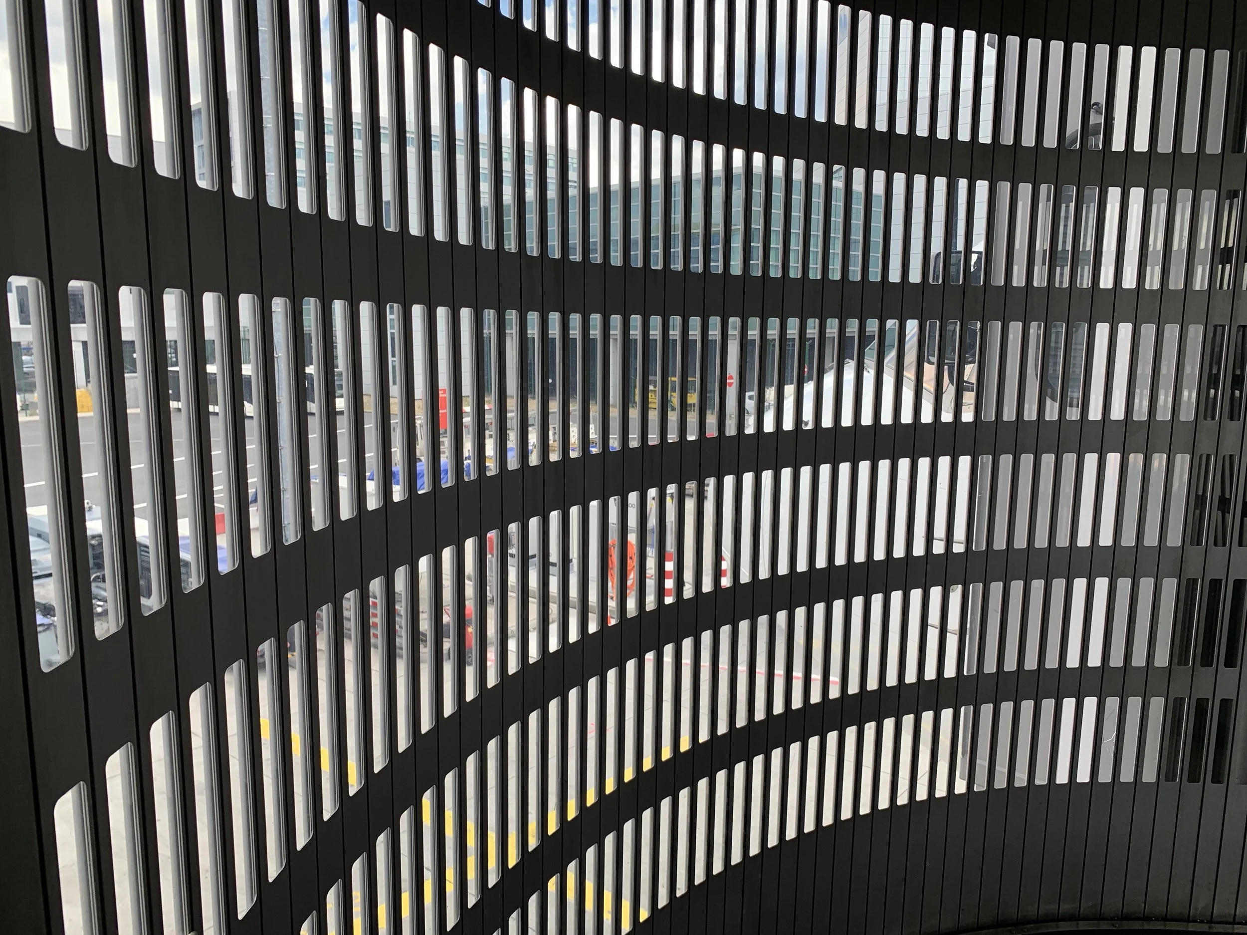 Times of transition can feel distorting and disorienting. My final leg home was from the airport in Frankfurt, Germany. Photo by anne richardson.