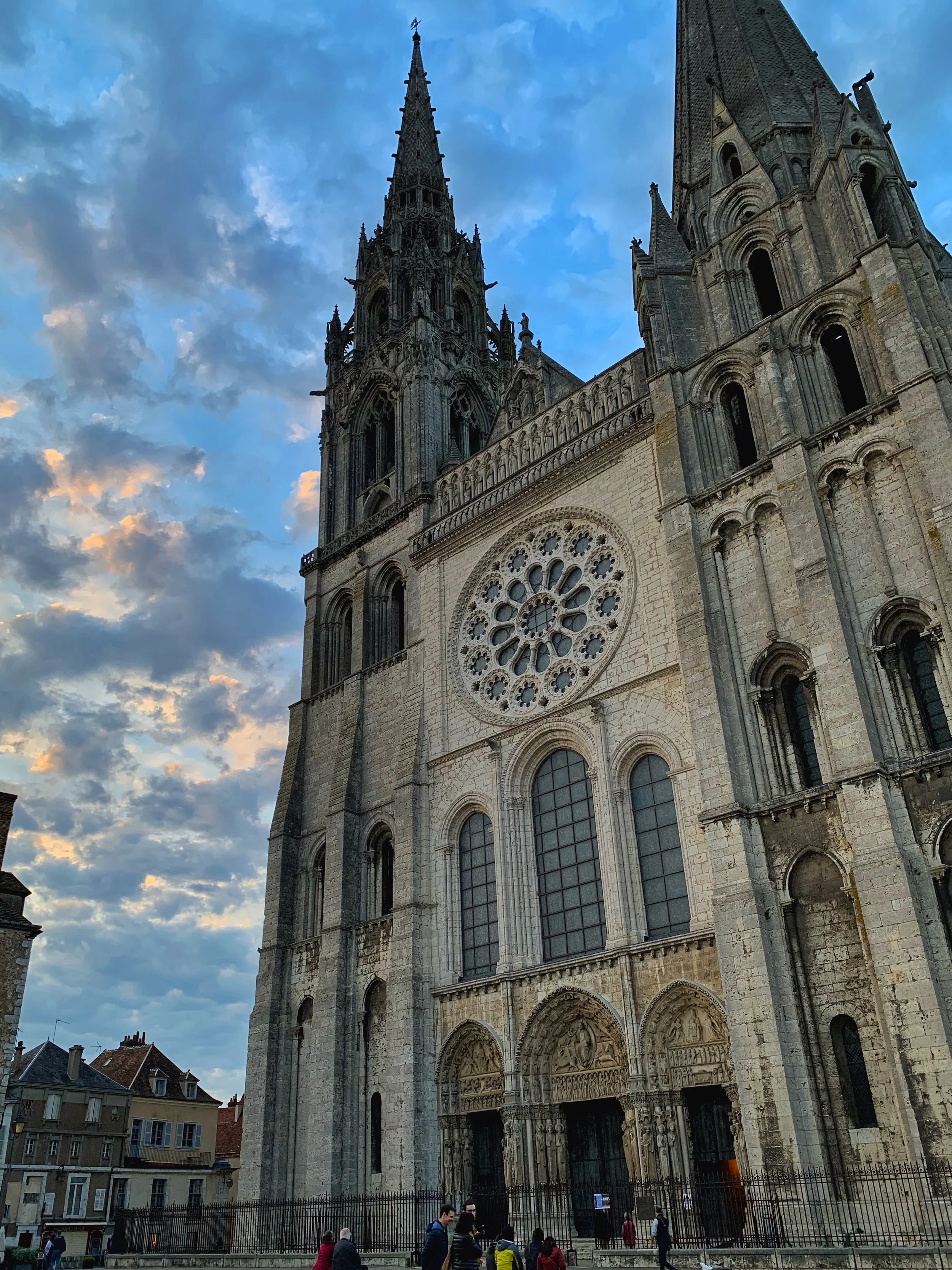 Chartres Cathedral in Chartres, France. A five day retreat/pilgrimage here was deeply impactful. photo by anne richardson.