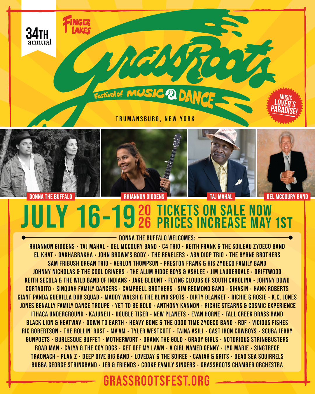 Finger Lakes Grassroots Festival of Music &amp; Dance