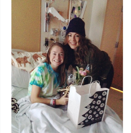 I surprised rima with flowers and treats!