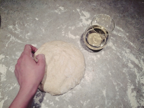Dough and wine
