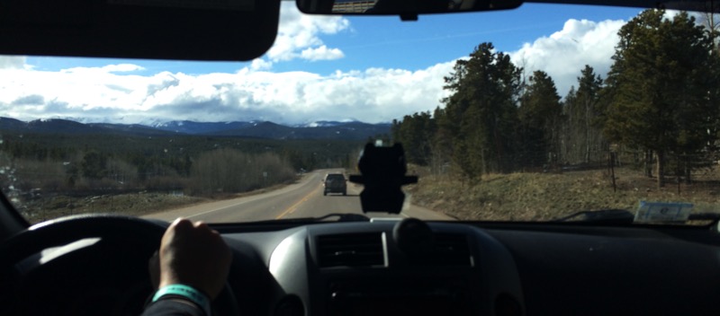 Backseat perspective