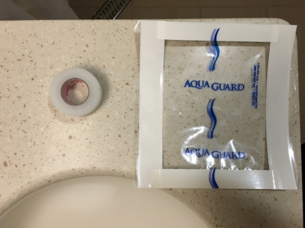 Prep for a shower