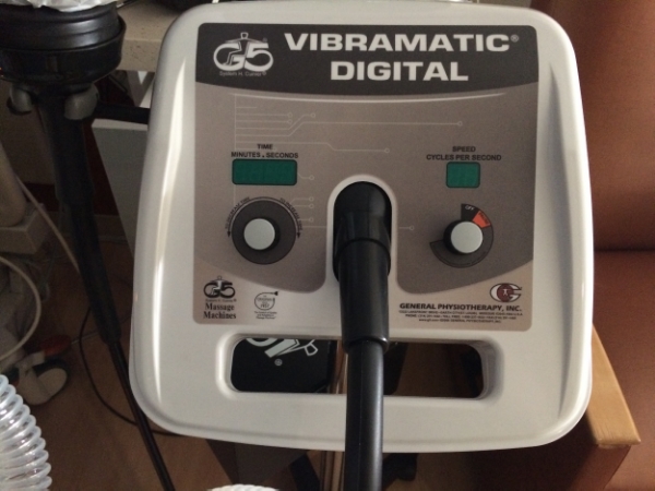 Machine used for chest physical therapy