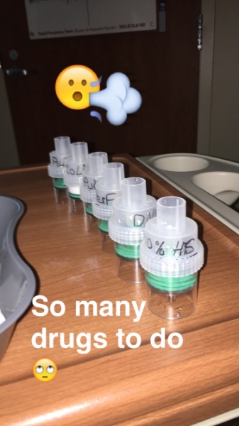 All the nebs I had to do...