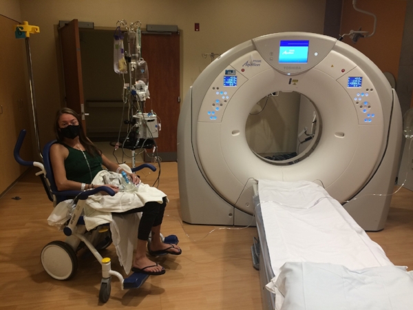 Rima got a CAT scan
