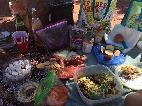 Picnic spread