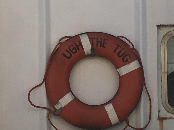 name of the tug boat we were on! 