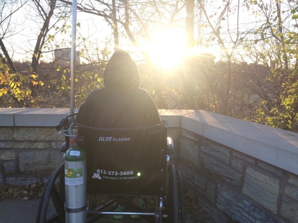 Watching the sunset 